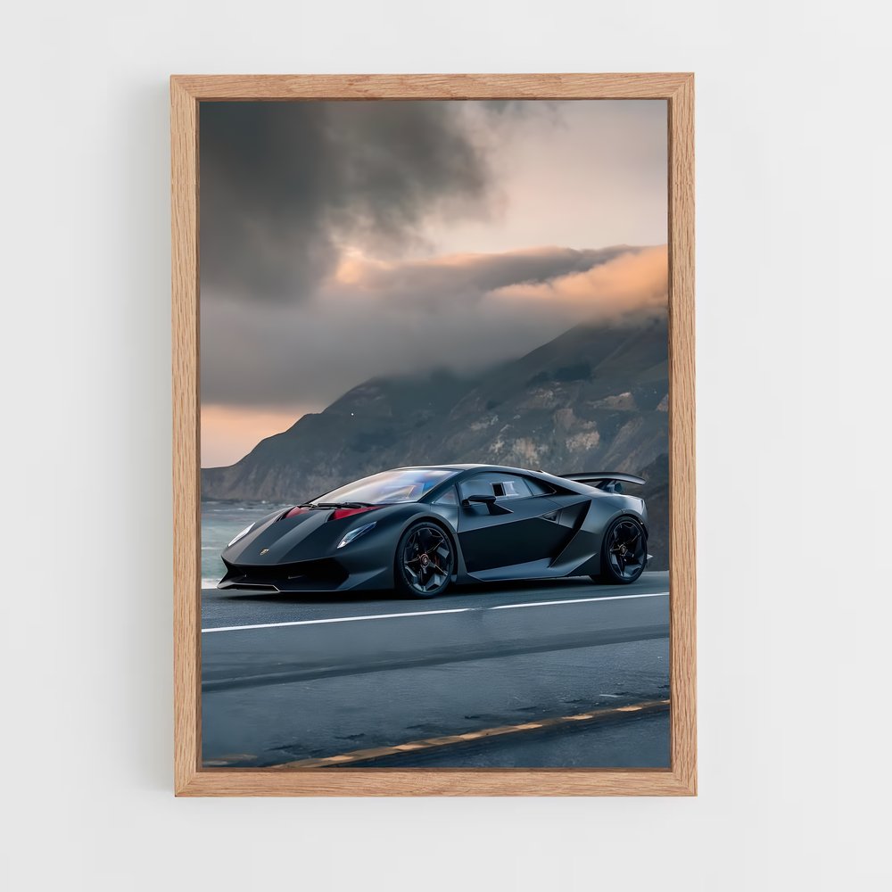Poster Vision Supérieure – affiche Lamborghini (vue 4)